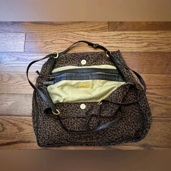 Vintage 80s- BOTTEGA VENETA Leopard Shoulder Bag Made In Italy - Picture 7 of 16